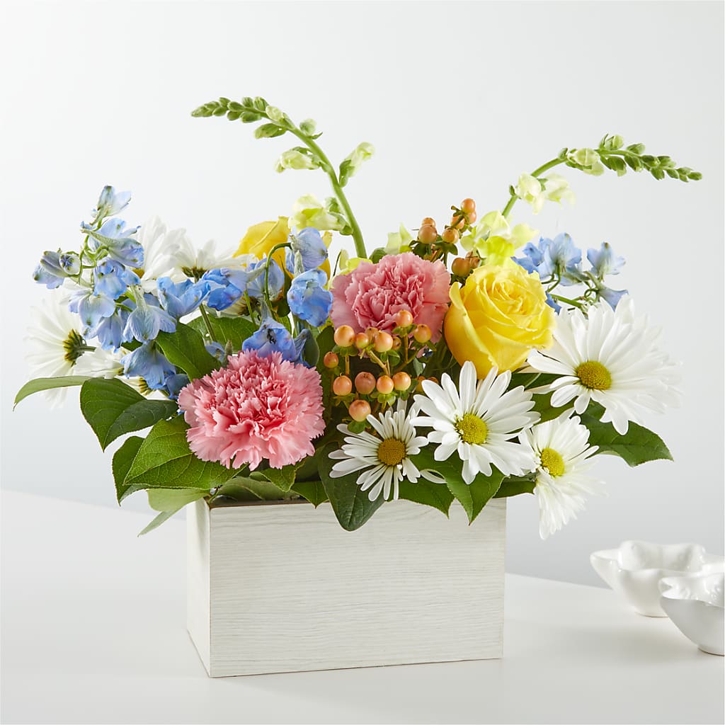 Sun Salutation Box Bouquet – CARLSON & CO, Springfield GA