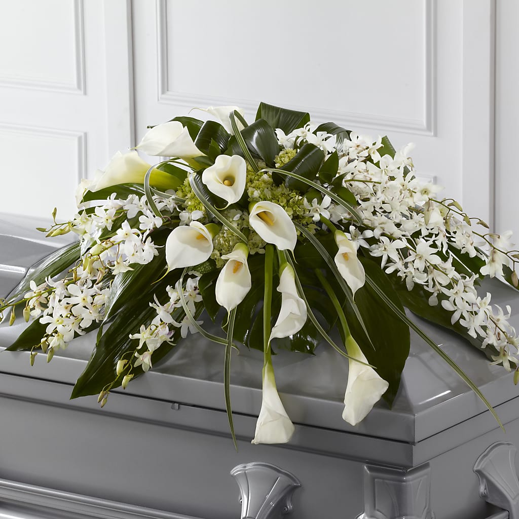 Angel Wings Casket Spray – CARLSON & CO, Springfield GA