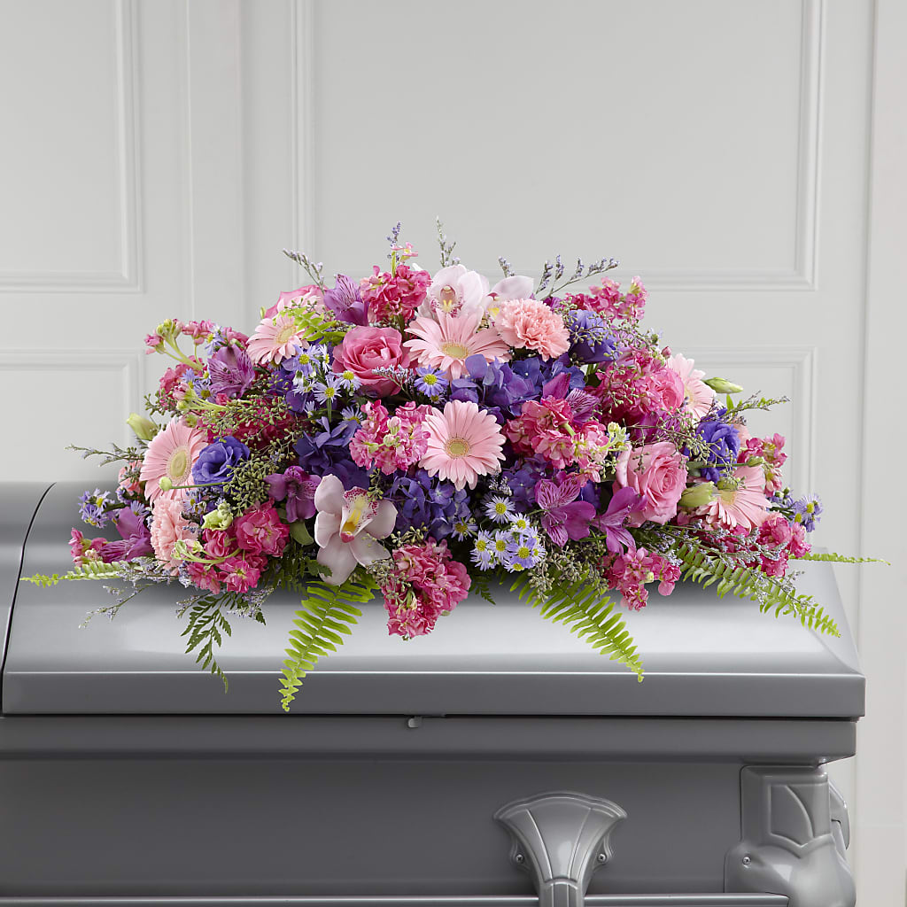 Glorious Garden Casket Spray – CARLSON & CO, Springfield GA