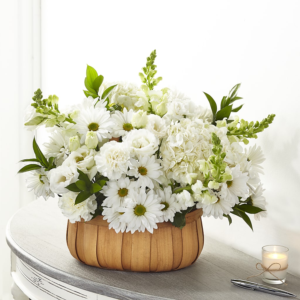 Pure Ivory Basket – CARLSON & CO, Springfield GA
