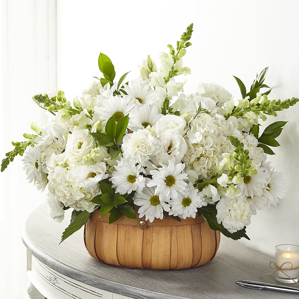 Pure Ivory Basket – CARLSON & CO, Springfield GA