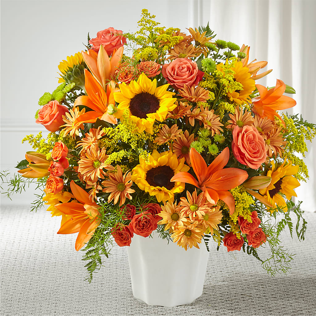 Harvest Thoughts Floor Basket – CARLSON & CO, Springfield GA