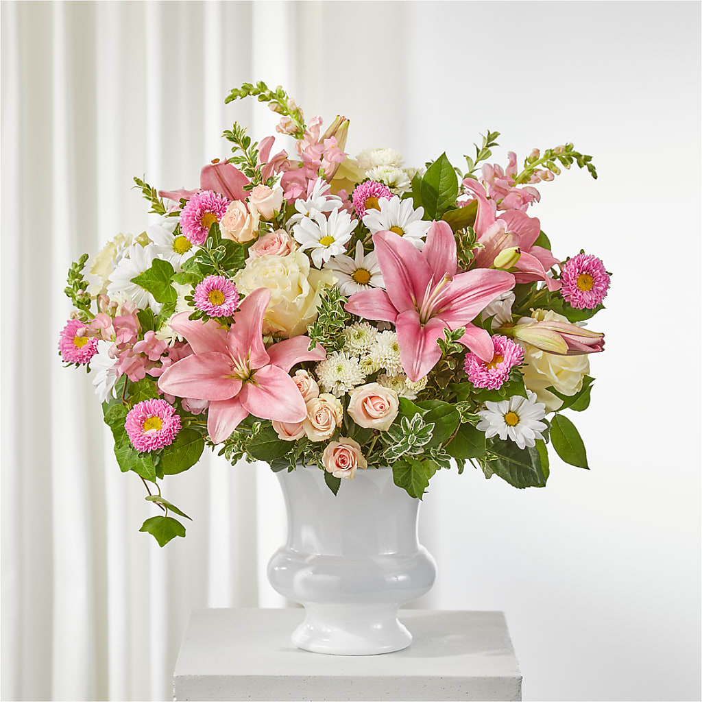 Empathetic Blooms Urn Arrangement – CARLSON & CO, Springfield GA