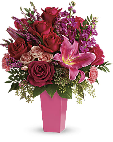 Forever Fuchsia Bouquet – CARLSON & CO, Springfield GA