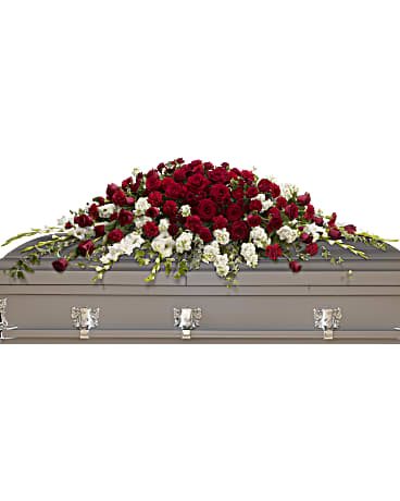 Garden of Grandeur Casket Spray – CARLSON & CO, Springfield GA