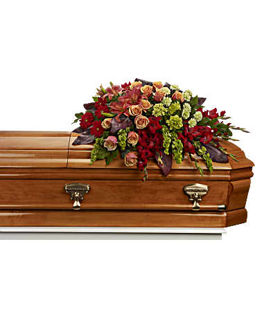 A Fond Farewell Casket Spray – CARLSON & CO, Springfield GA