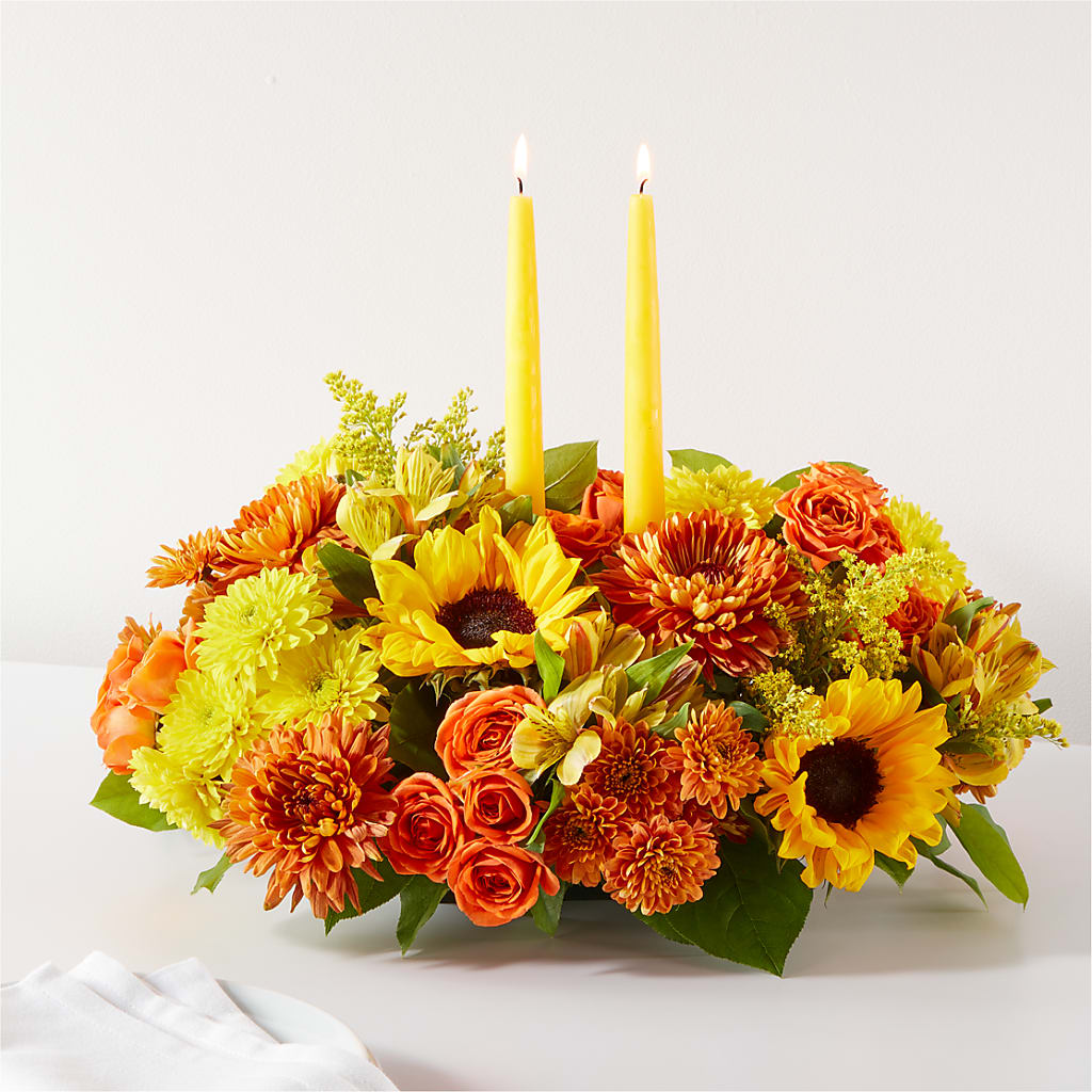 Autumn Harmony Centerpiece – CARLSON & CO, Springfield GA