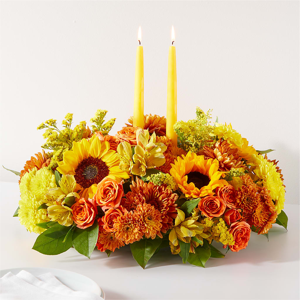 Autumn Harmony Centerpiece – CARLSON & CO, Springfield GA
