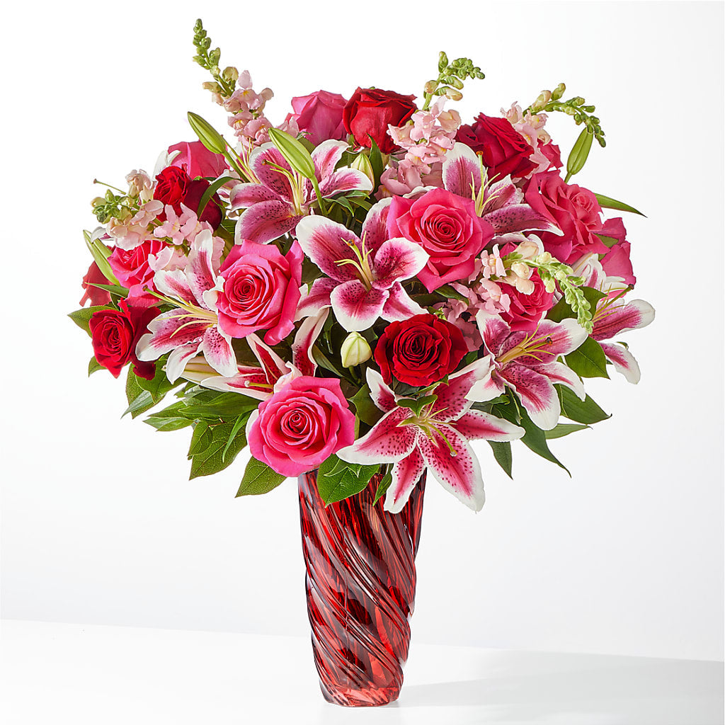 Always You Bouquet with Luxe Swirl Vase – CARLSON & CO, Springfield GA