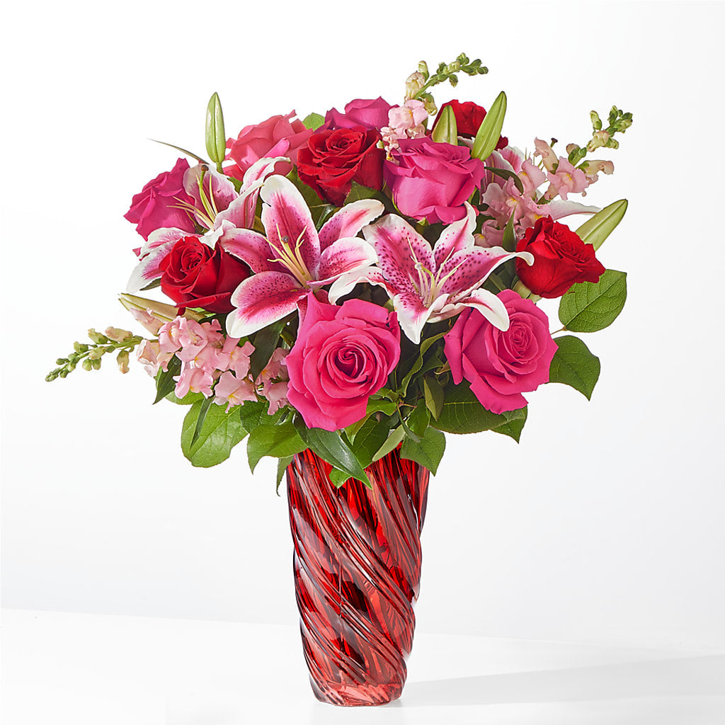 Always You Bouquet with Luxe Swirl Vase – CARLSON & CO, Springfield GA