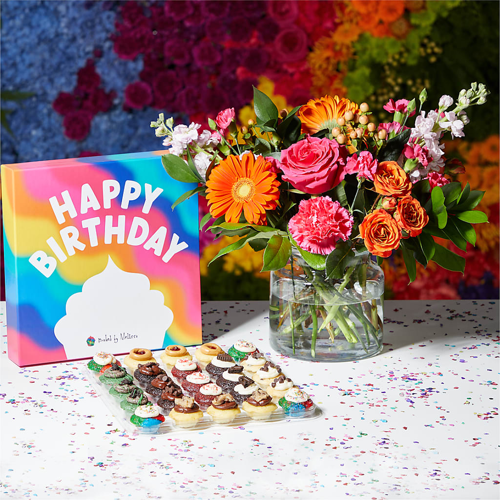Fiesta + 25 Bite-Size Cupcake Birthday Box Bundle – CARLSON & CO, Springfield GA