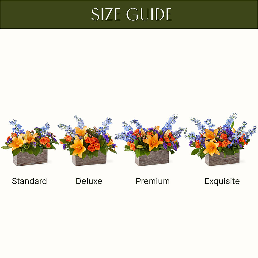 Radiant Citrus Box Bouquet – CARLSON & CO, Springfield GA