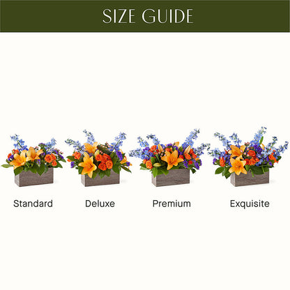 Radiant Citrus Box Bouquet – CARLSON & CO, Springfield GA