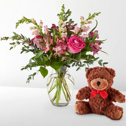 Happily Ever After Bouquet & Bear Set – CARLSON & CO, Springfield GA