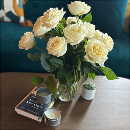 Long Stem Yellow Rose Bouquet – CARLSON & CO, Springfield GA