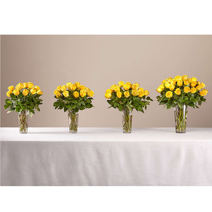 Long Stem Yellow Rose Bouquet – CARLSON & CO, Springfield GA