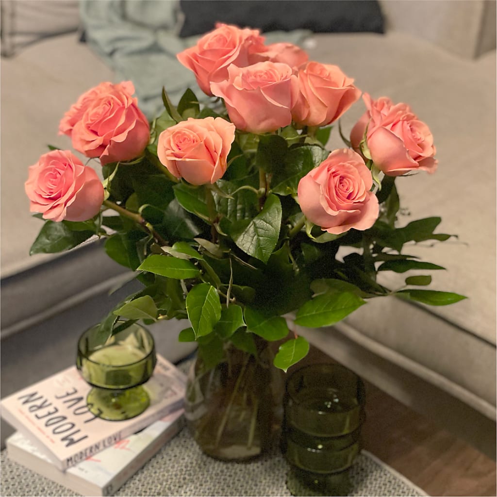 Long Stem Pink Rose Bouquet – CARLSON & CO, Springfield GA