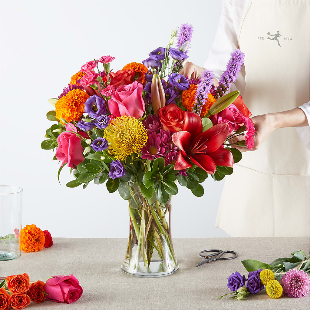 Feast of Color – A Florist Original – CARLSON & CO, Springfield GA