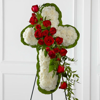 Floral Cross Easel – CARLSON & CO, Springfield GA