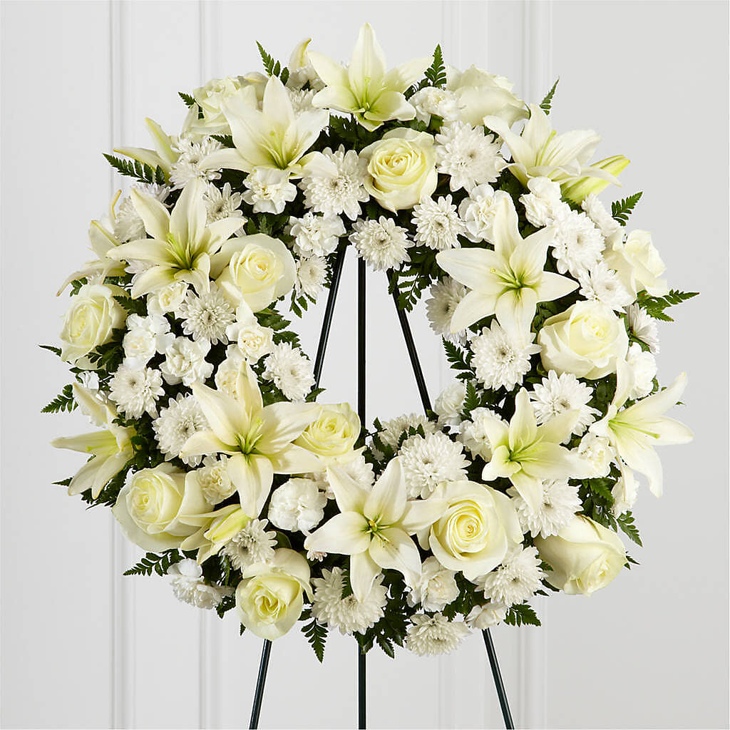 Treasured Tribute Wreath – CARLSON & CO, Springfield GA