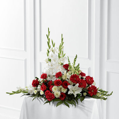 Crimson & White Arrangement – CARLSON & CO, Springfield GA