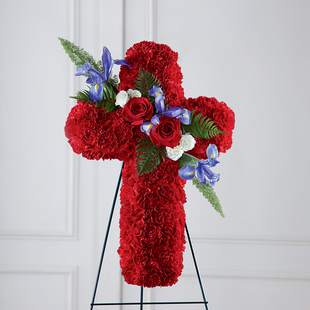 Faithful Hero Floral Cross – CARLSON & CO, Springfield GA