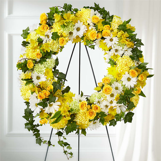 Golden Remembrance Wreath – CARLSON & CO, Springfield GA