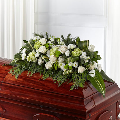 Hopeful Gesture Casket Spray – CARLSON & CO, Springfield GA