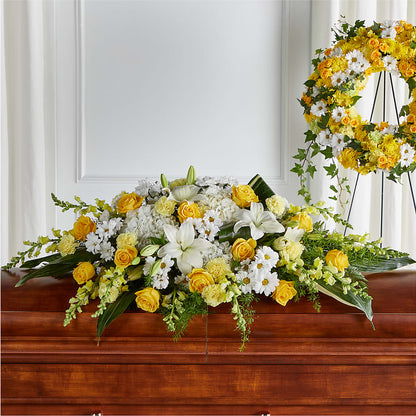 Golden Harmony Casket Spray – CARLSON & CO, Springfield GA